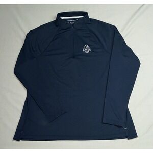 Peter Millar Quarter Zip Laver Cup Women's Size XL Navy Blue Golf